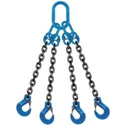 Set de cadena de cuatro brazos con ganchos